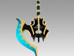 fate grand order berserker darius iii two hatchets 3D प्रिंट मॉडल