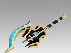 fate grand order berserker darius iii two hatchets 3D प्रिंट मॉडल