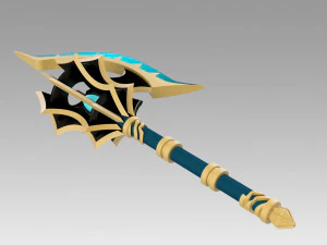 fate grand order berserker darius iii two hatchets 3D Print Model