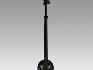 star wars mandalorian boba fett game stick cosplay props 3D Print Model