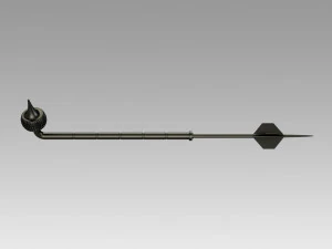 star wars mandalorian boba fett game stick cosplay props 3D Print Model