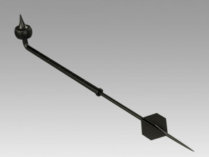 star wars mandalorian boba fett game stick cosplay props 3Dプリントモデル