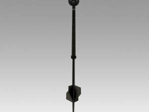 star wars mandalorian boba fett game stick cosplay props 3Dプリントモデル