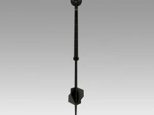 star wars mandalorian boba fett game stick cosplay props 3D Print Model