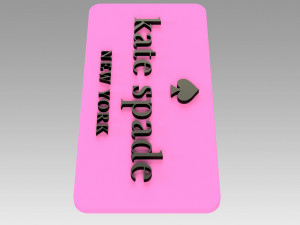 kate spade logo logotype fashion Modelo de Impressão 3D