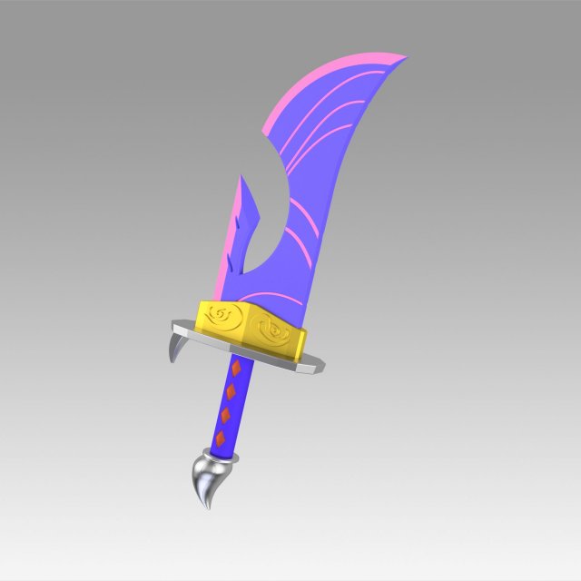 league of legends lol spirit blossom riven cosplay prop Modello di stampa 3D .c4d .max .obj .3ds .fbx .stl .blend 