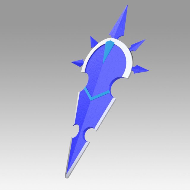 kingdom hearts 2 organization xiii chilly academic vexen shield 3D-Druckmodell .c4d .max .obj .3ds .fbx .stl .blend 