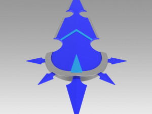 kingdom hearts 2 organization xiii chilly academic vexen shield 3D-Druckmodell