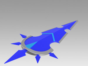 kingdom hearts 2 organization xiii chilly academic vexen shield 3D-Druckmodell