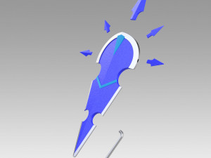 kingdom hearts 2 organization xiii chilly academic vexen shield 3D-Druckmodell