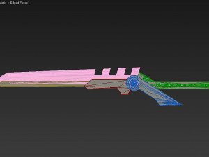 League of Legend LOL PROJECT Fiora Sword Cosplay Prop 3D Baskı Modeli