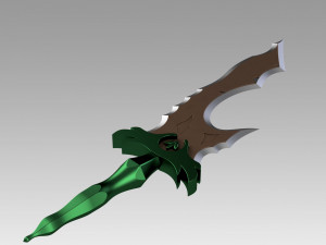 League of Legends LOL Bunny Riven Sexy Battle Bunny Sword 3D Baskı Modeli