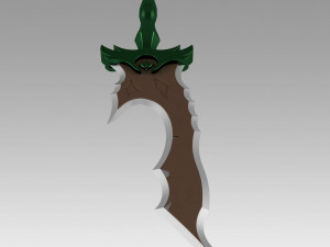 League of Legends LOL Bunny Riven Sexy Battle Bunny Sword 3D Baskı Modeli