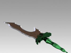 League of Legends LOL Bunny Riven Sexy Battle Bunny Sword 3D Baskı Modeli