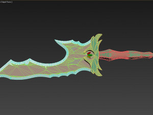 League of Legends LOL Bunny Riven Sexy Battle Bunny Sword 3D Baskı Modeli