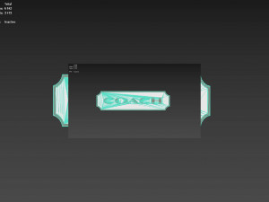 Coach Emblem logo Model Cetak 3D