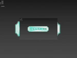 Coach Emblem logo 3D Print Model