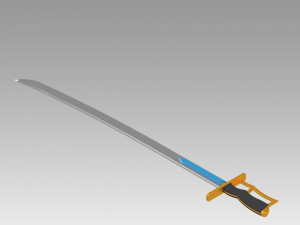 Puella Magi Madoka Magica Sayaka Miki Swords Cosplay Weapon Prop 3D Print Model