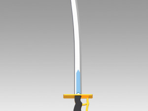 Puella Magi Madoka Magica Sayaka Miki Swords Cosplay Weapon Prop 3D Print Model