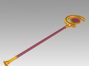 Frieren at the Funeral Frieren Wand Cosplay Weapon Prop Modelo de Impressão 3D