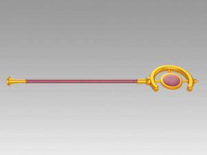 Frieren at the Funeral Frieren Wand Cosplay Weapon Prop Modelo de Impressão 3D