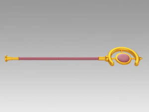 Frieren at the Funeral Frieren Wand Cosplay Weapon Prop 3D Print Model