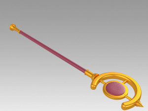 Frieren at the Funeral Frieren Wand Cosplay Weapon Prop Modelo de Impressão 3D