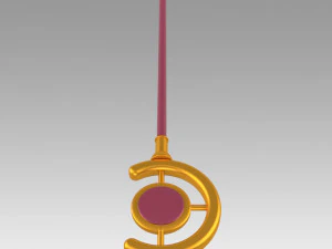 Frieren at the Funeral Frieren Wand Cosplay Weapon Prop 3D Print Model