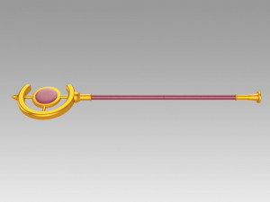 Frieren at the Funeral Frieren Wand Cosplay Weapon Prop Modelo de Impressão 3D