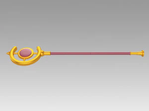 Frieren at the Funeral Frieren Wand Cosplay Weapon Prop 3D Print Model