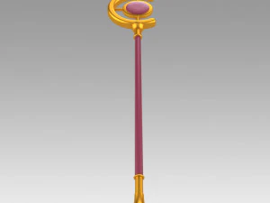 Frieren at the Funeral Frieren Wand Cosplay Weapon Prop 3D Print Model
