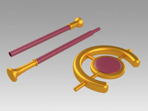 Frieren at the Funeral Frieren Wand Cosplay Weapon Prop 3D Print Model