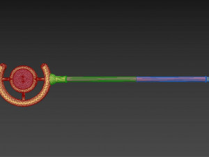 Frieren at the Funeral Frieren Wand Cosplay Weapon Prop Modelo de Impressão 3D