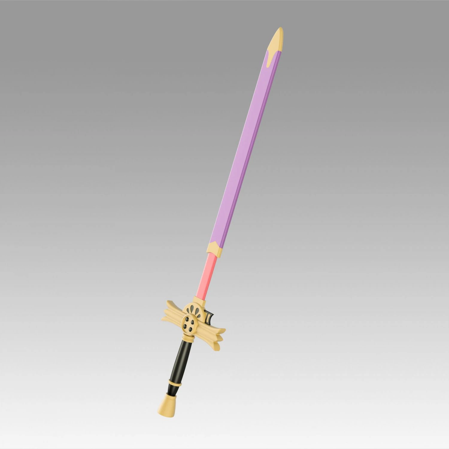 Seraph of the End Mikaela Hyakuya C Sword Cosplay Weapon Prop 3D Print Model .c4d .max .obj .3ds .fbx .stl .blend