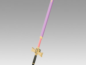 Seraph of the End Mikaela Hyakuya C Sword Cosplay Weapon Prop 3D Print Model