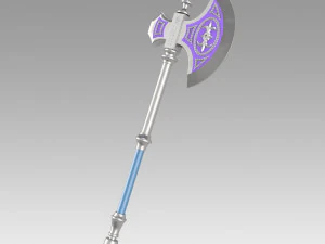 Fire Emblem Fates IF Camilla Kamira Axe Cosplay Arme Prop Modèles 3D en vedette