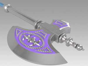 Fire Emblem Fates IF Camilla Kamira Axe Cosplay Weapon Prop 3D प्रिंट मॉडल