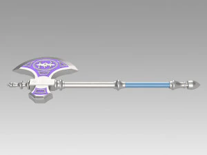 Fire Emblem Fates IF Camilla Kamira Axe Cosplay Weapon Prop 3D Print Model