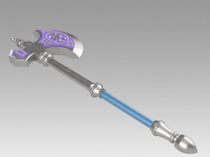 Fire Emblem Fates IF Camilla Kamira Axe Cosplay Weapon Prop 3D प्रिंट मॉडल
