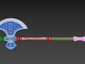 Fire Emblem Fates IF Camilla Kamira Axe Cosplay Weapon Prop 3D प्रिंट मॉडल