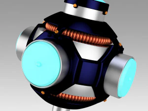 Blade Illumina gli oggetti di scena replica della bomba dell'eroe UV Modello di stampa 3D