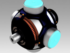Blade Light up UV Hero bomb replica props 3D Принт Модель