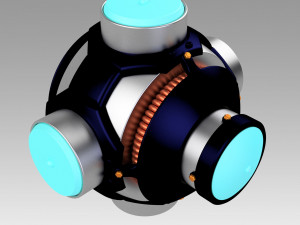 Blade Light up UV Hero bomb replica props 3D Принт Модель