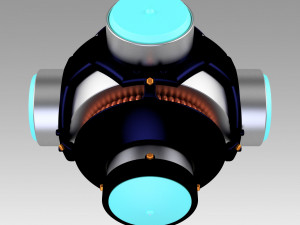 Blade Light up UV Hero bomb replica props 3D Принт Модель