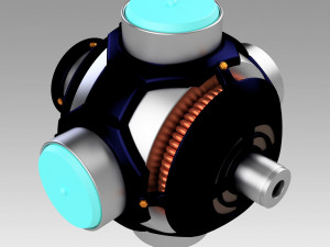 Blade Light up UV Hero bomb replica props 3D Принт Модель