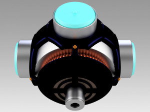 Blade Light up UV Hero bomb replica props 3D Принт Модель