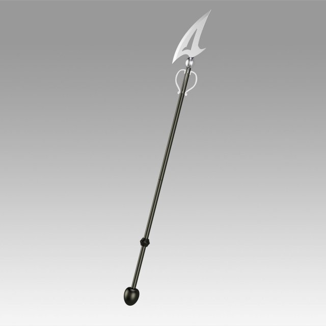 Magical Girl Raising Project Sakanagi Ayana Swim Swim Spear Cosplay Weapon Prop Modelo de Impressão 3D .c4d .max .obj .3ds .fbx .stl .blend 