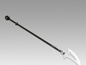 Magical Girl Raising Project Sakanagi Ayana Swim Swim Spear Cosplay Weapon Prop Modelo de Impressão 3D