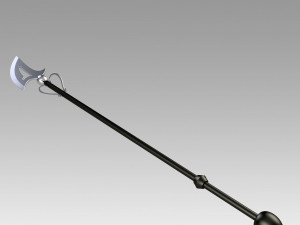 Magical Girl Raising Project Sakanagi Ayana Swim Swim Spear Cosplay Weapon Prop Modelo de Impressão 3D