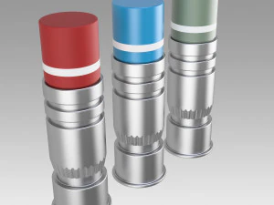 Aluminium M40 Grenade Aliens Pulse prop cosplay Modèles 3D en vedette